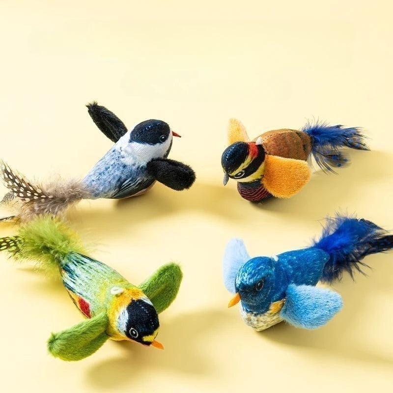THE VIRAL KITTIE™ CHIRPING BIRD TOY