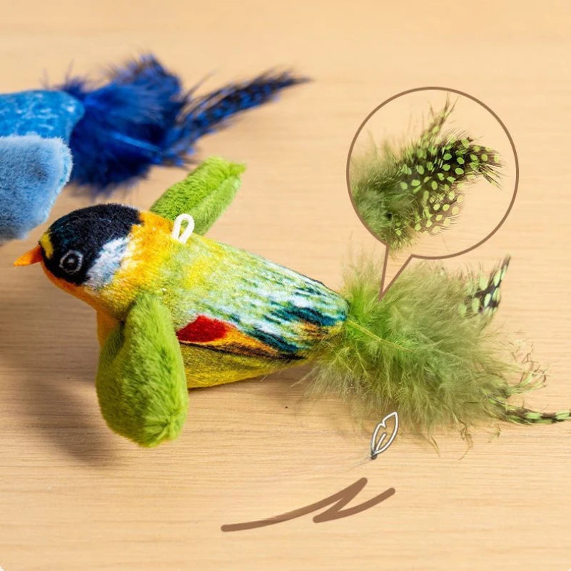 THE VIRAL KITTIE™ CHIRPING BIRD TOY