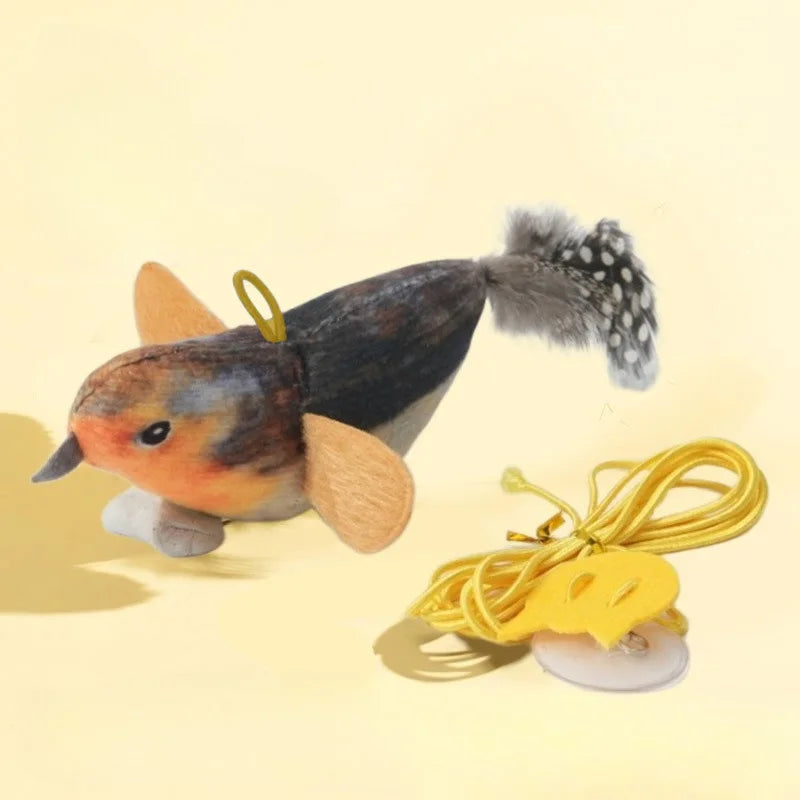 THE VIRAL KITTIE™ CHIRPING BIRD TOY