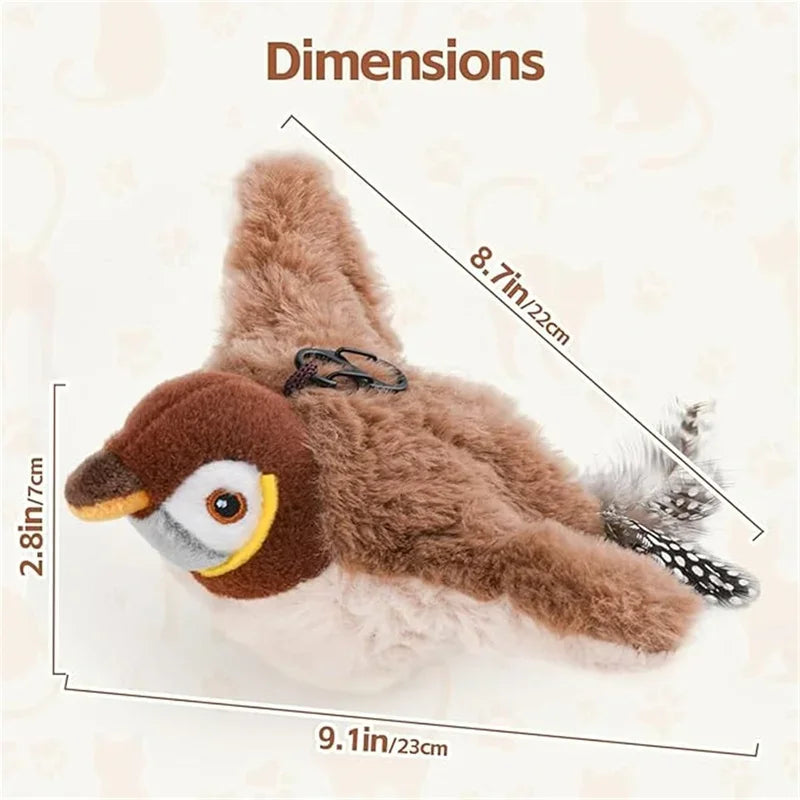 THE VIRAL KITTIE™ CHIRPING BIRD TOY