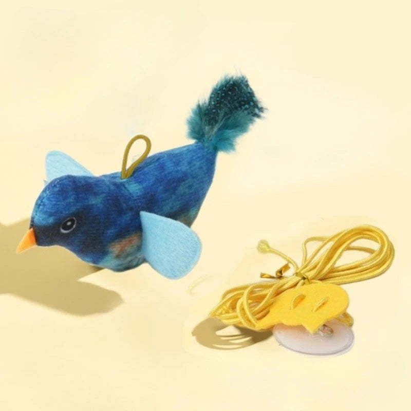 THE VIRAL KITTIE™ CHIRPING BIRD TOY